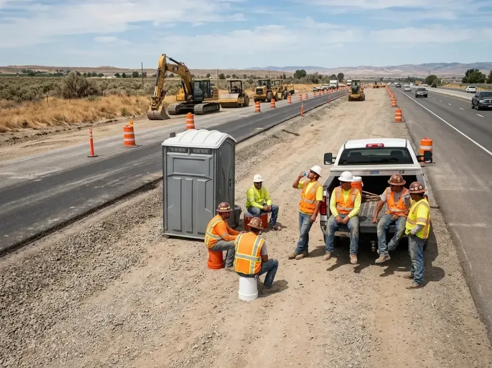 highway-road-construction-crew-007 — frequently asked questions, Porta Potty and Restroom Rentals in Snoqualmie, WA